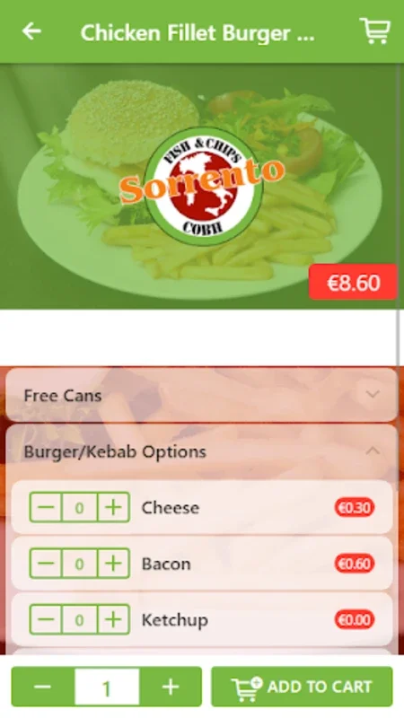 Sorrento Cobh for Android - Effortless Takeaway Ordering