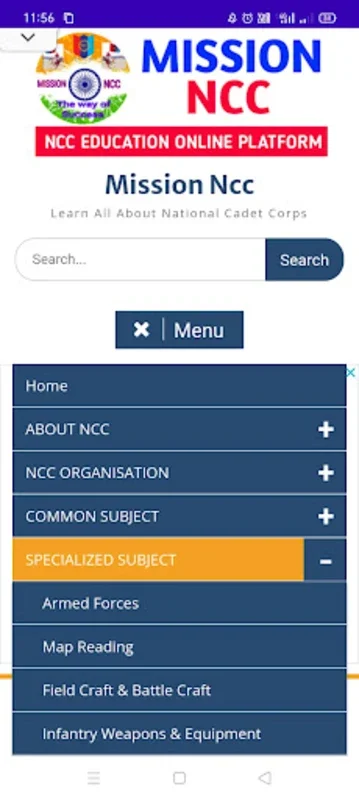 MISSION NCC for Android - A Key to NCC Exam Success