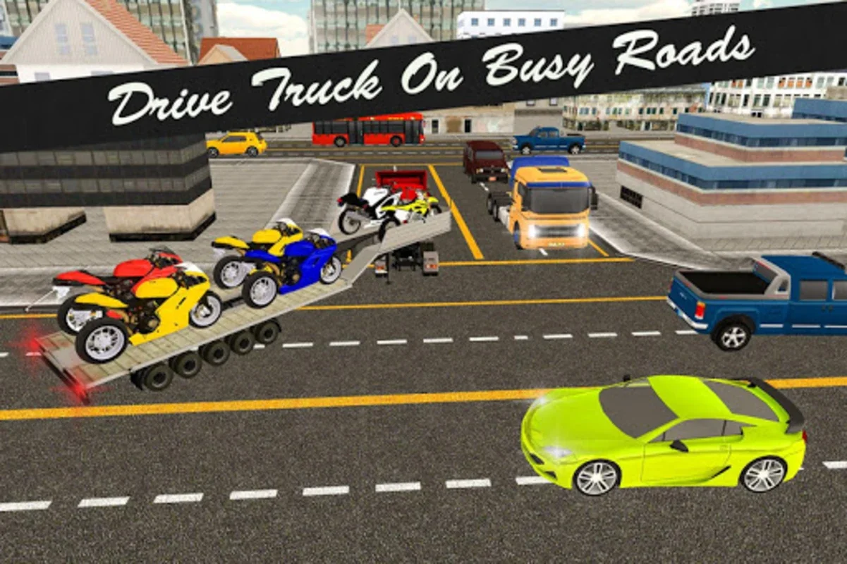 Bike Transport Truck 3D for Android - Challenging Simulation