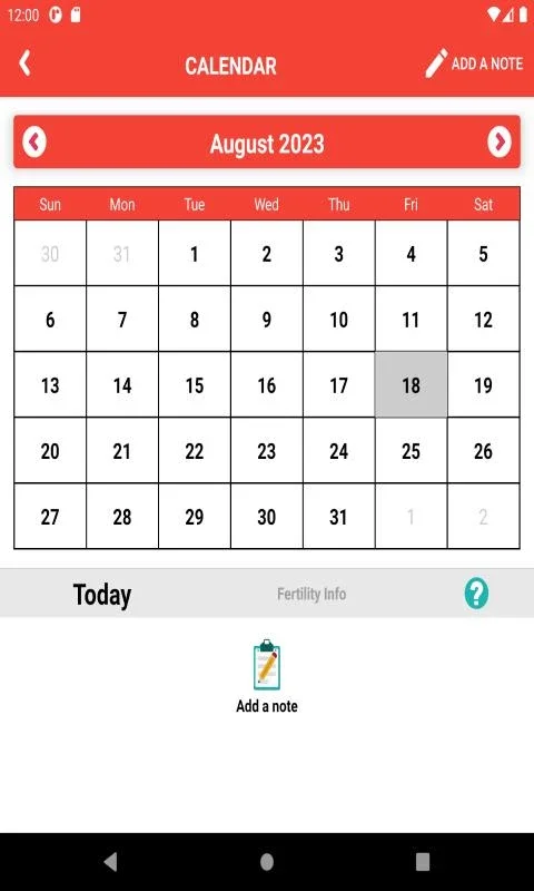 Period Calendar for Eve for Android: Track Your Cycles