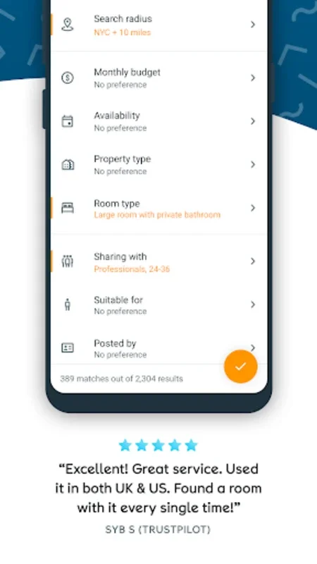 SpareRoom US for Android - Find Compatible Roommates