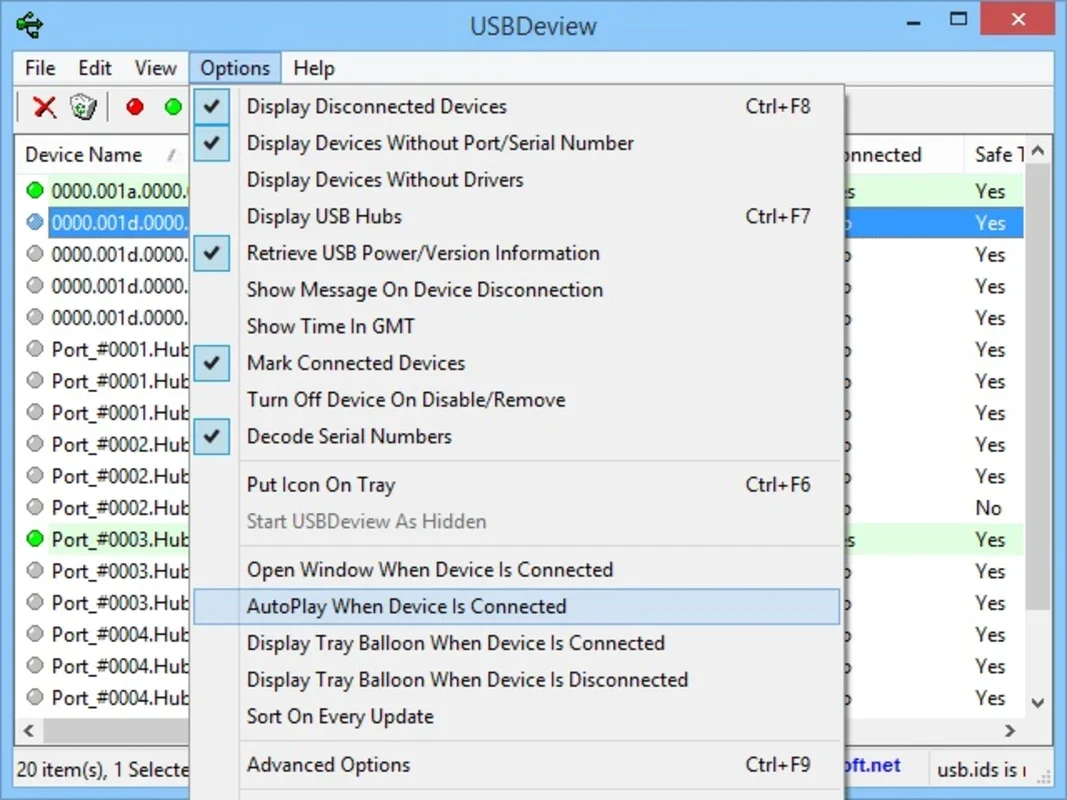 USBDeview: Comprehensive USB Device Management for Windows