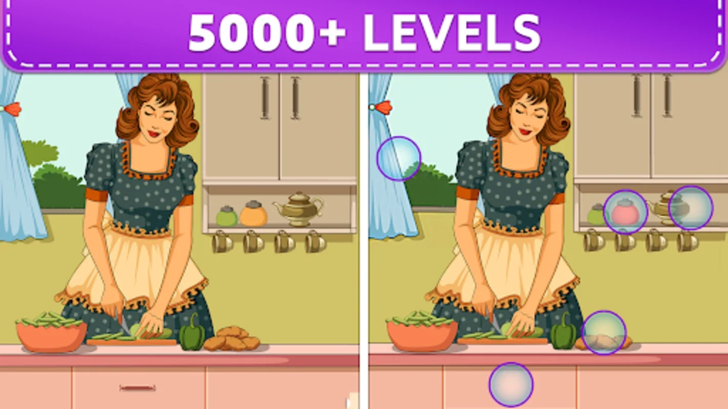 Spot 5 Differences for Android - No Downloading Required