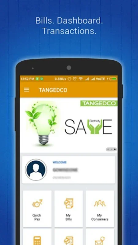 TANGEDCO for Android - Manage Electricity Bills Easily