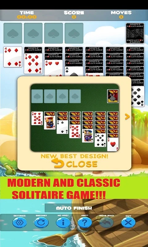 Classic Solitaire Modern Aces for Android - Engaging Gameplay