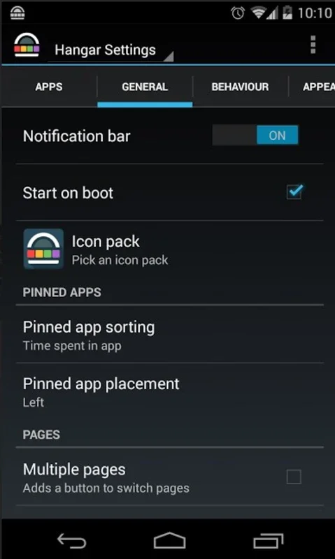 Hangar - Smart App Shortcuts for Android: Streamlined Access