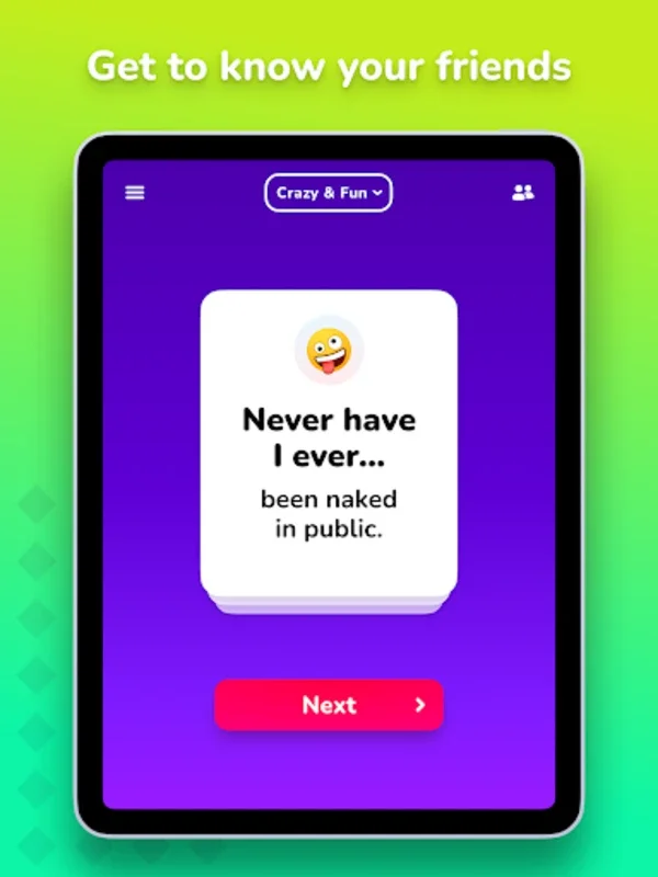 Never Have I Ever for Android - Uncover Hidden Truths at Parties
