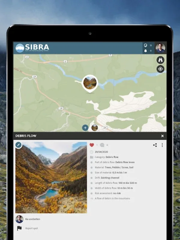 SIBRA | SPOTTERON for Android: Facilitating Geology Engagement