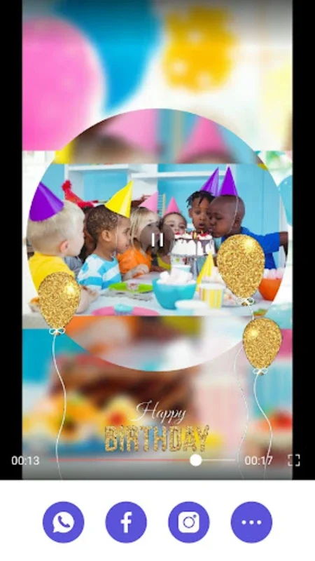 Birthday Video Maker with Song for Android: Create Special Moments