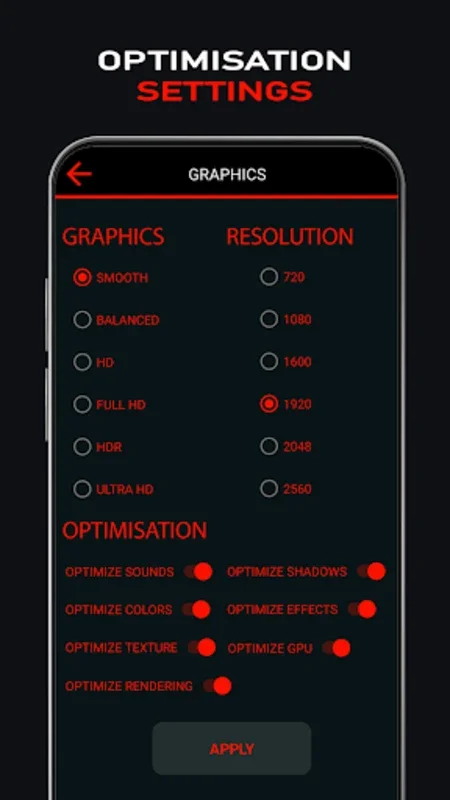 Headshot GFX for Android - Optimize Gaming Accuracy