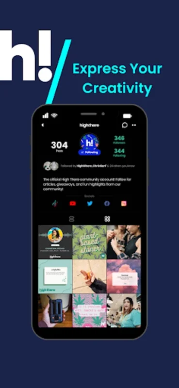 High There: Cannabis Community for Android - Engaging Platform