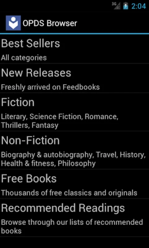 OPDS Browser for Android: Quick Ebook Access