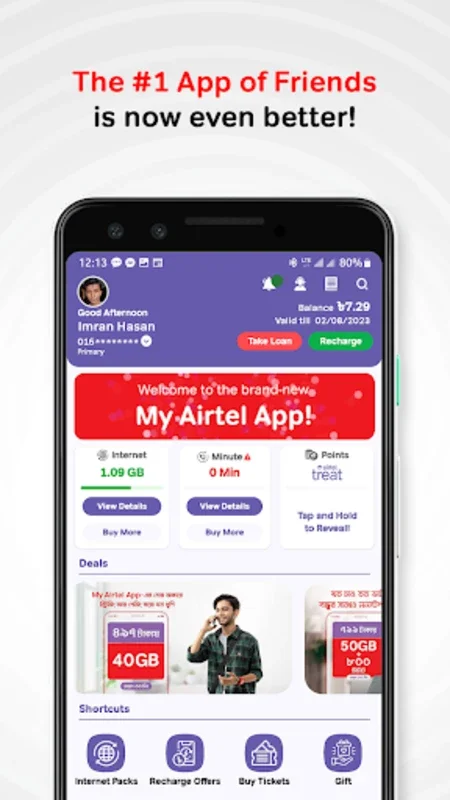 My Airtel - Bangladesh for Android: Streamlined Mobile Services