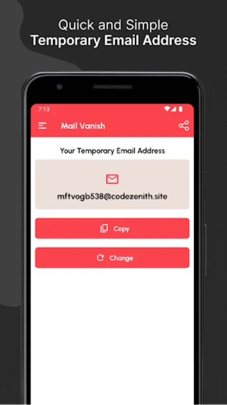 Mail Vanish for Android: Secure Temporary Email Solution