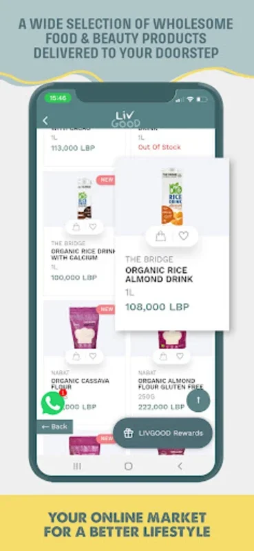 LivGood for Android - A Platform for Organic and Eco - Friendly Shopping