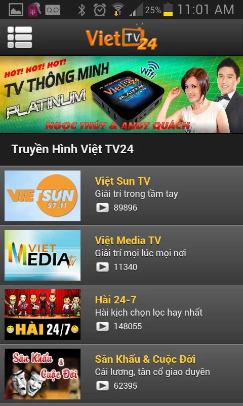 Viet TV24 for Android - Free Online TV for Vietnamese