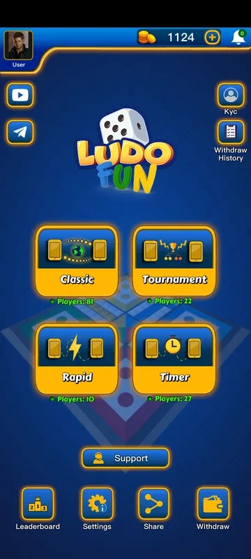 Ludo Fun for Android - Earn Real Money Playing Ludo