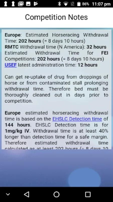 BEVA Equine Formulary for Android: Essential Info at Your Fingertips