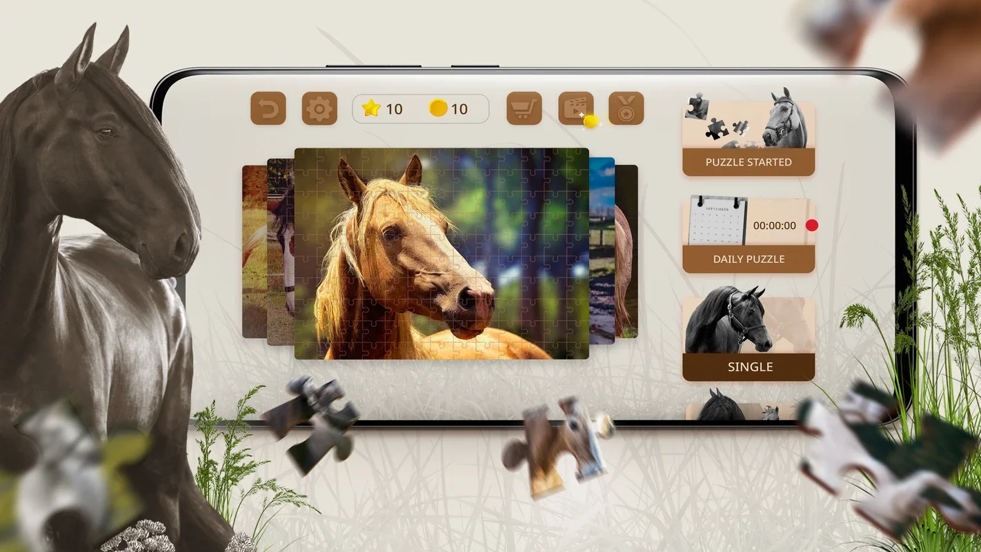 Jigsaw Puzzle Horses Edition for Android: Fun for All