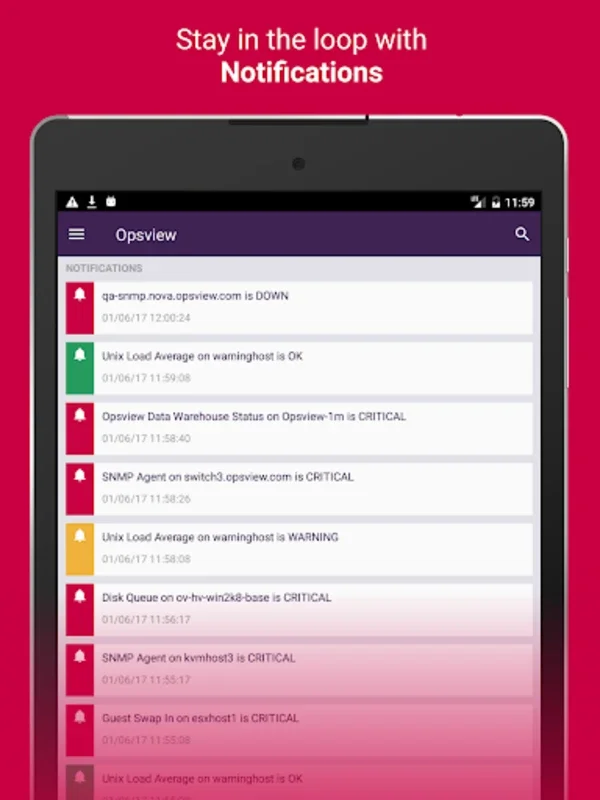 ITRS Opsview for Android: Comprehensive System Monitoring