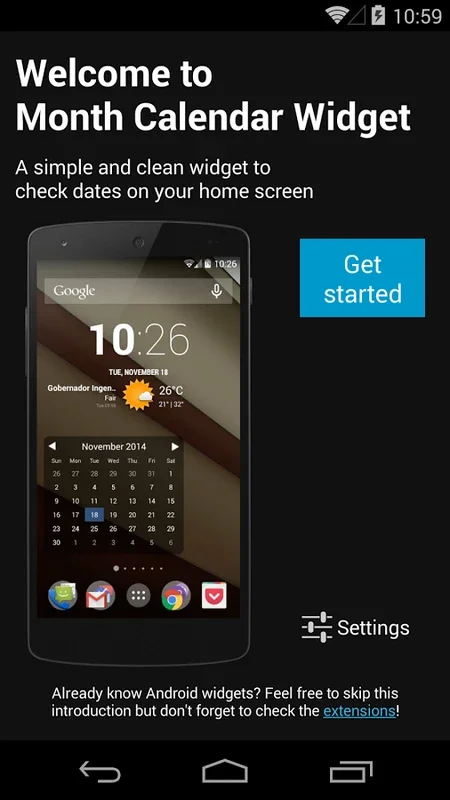 Month Calendar Widget for Android - Effortless Calendar Viewing