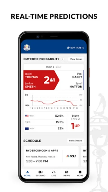 Ryder Cup for Android: Immersive Golf Experience