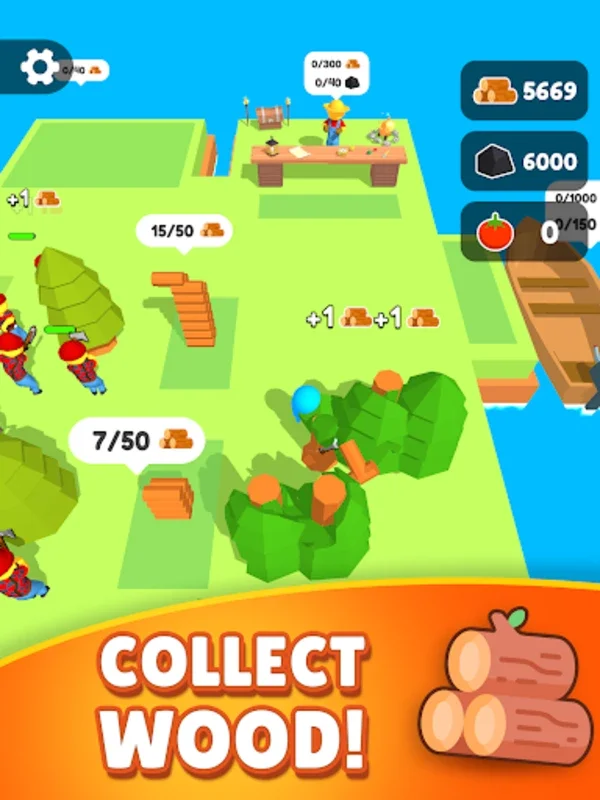 Lumber Farm Wood Carving Idle for Android - Download the APK from AppHuts