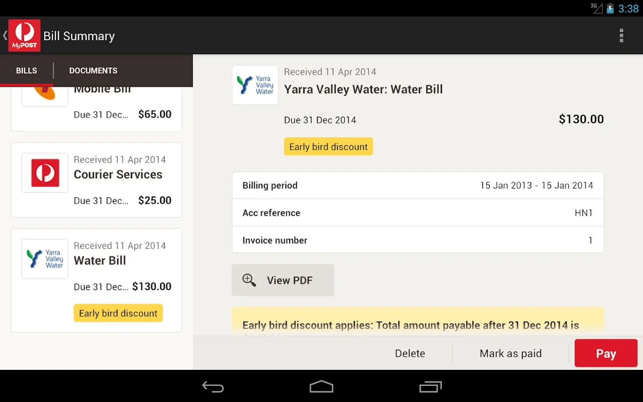 Digital Mailbox for Android - Secure Mail & Finance App