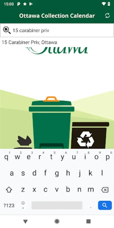 Ottawa Collection Calendar for Android - Streamline Waste Management