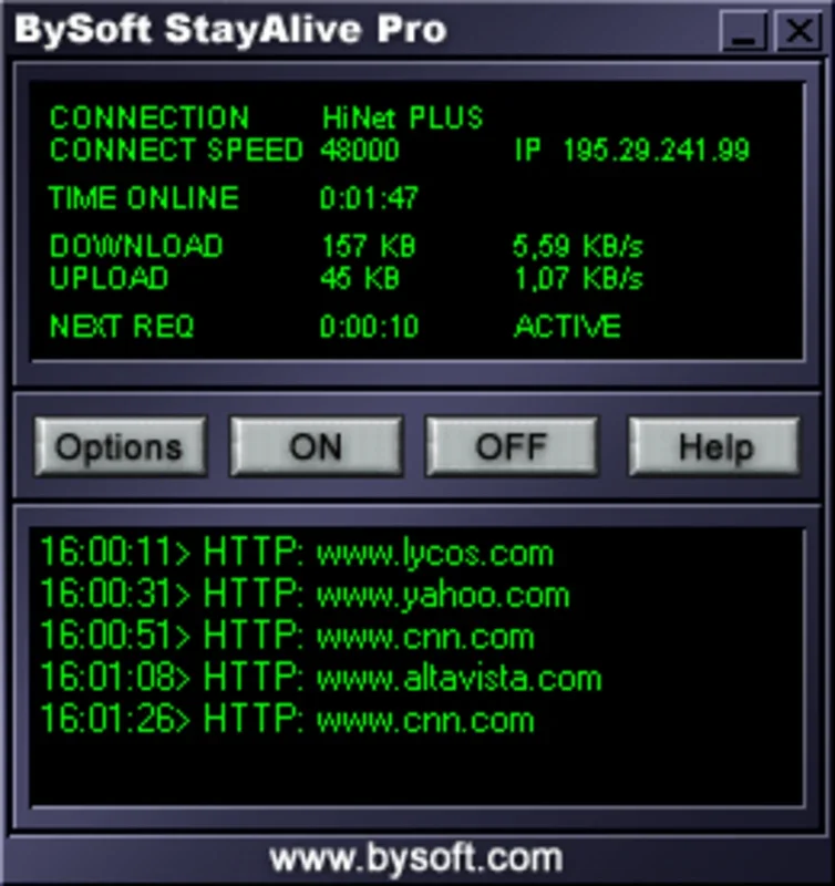 BySoft StayAlive Pro for Windows - Keep Your Connection Alive