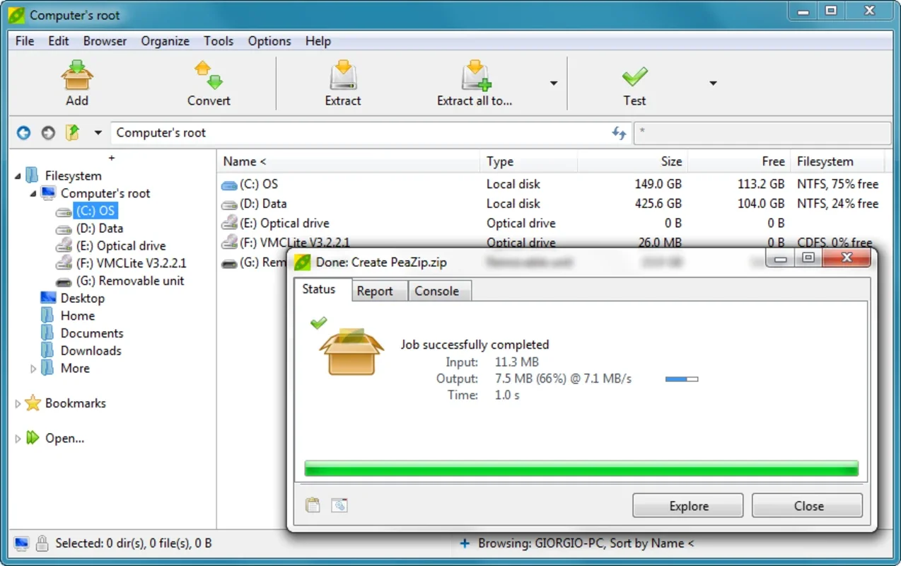 PeaZip for Windows: A Powerful and Secure File Archiver