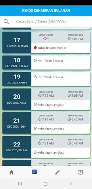 eProKehadiran MBIP for Android - Efficient Attendance Tracking