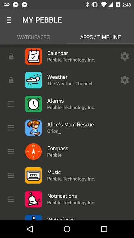 Pebble Time for Android: Manage and Customize Your Pebble Device