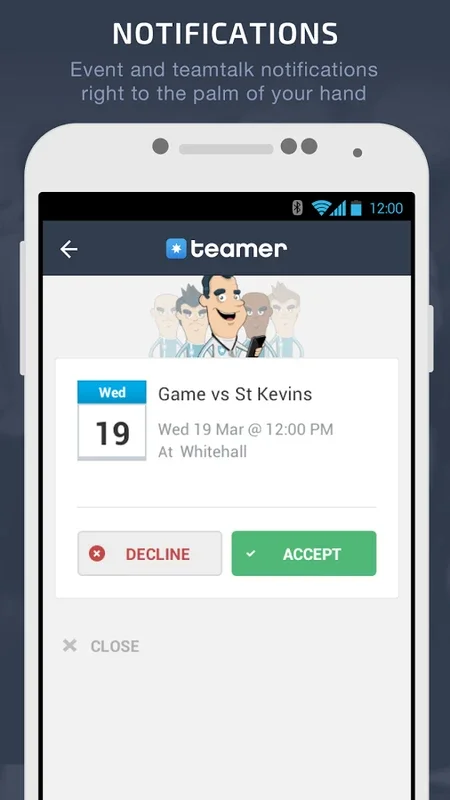 Teamer for Android - Manage Sports Teams on the Go