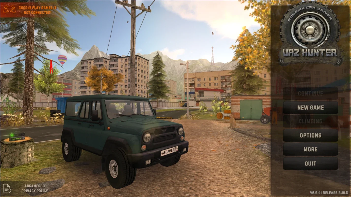 Russian Car Driver UAZ HUNTER for Android: Adventures in Russia