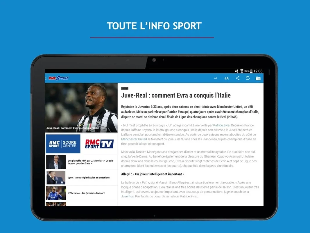 RMC Sport for Android - Comprehensive Sports Coverage