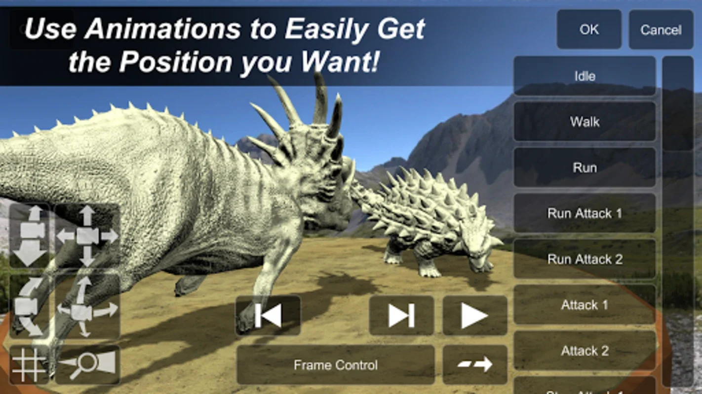 Dinosaur Mannequins for Android - Interactive Dino Sketching