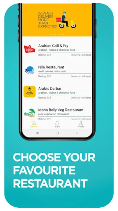 Limtzo for Android: Ottapalam's Premier Food Delivery App