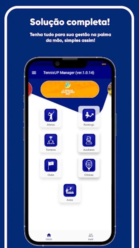 tennisupMen for Android - Streamline Tennis Management