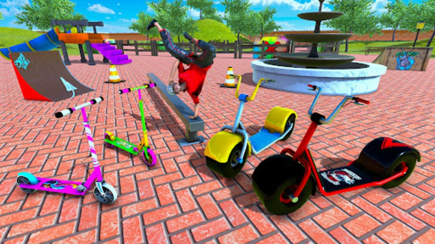 Scooter Touch Grind Tricks 3D for Android - No Downloading Needed