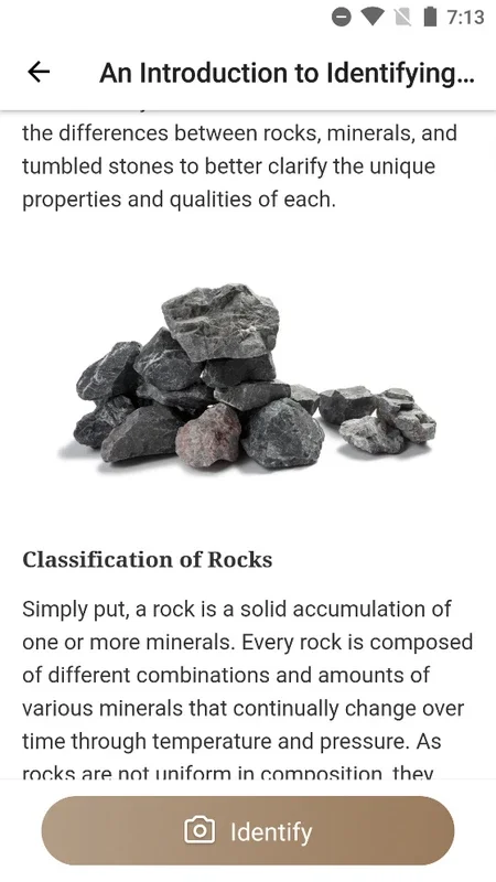 Rock Identifier for Android - No Download Needed