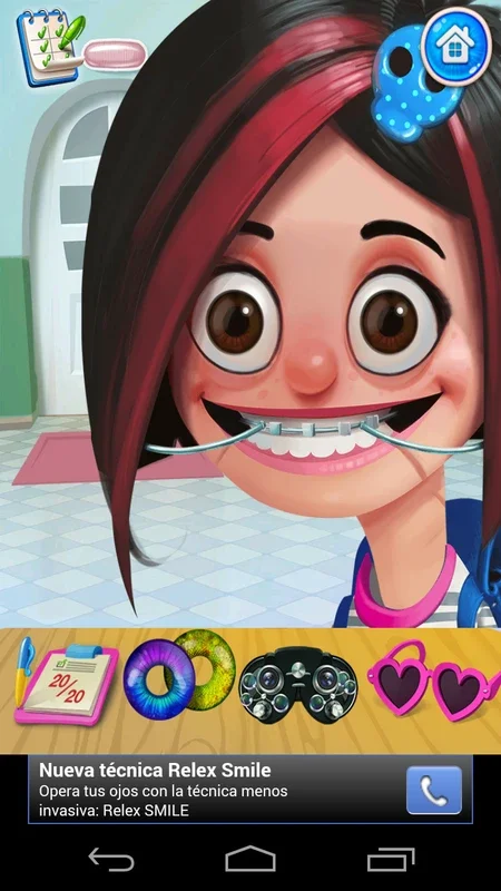 Crazy Eye Clinic for Android - A Fun Eye Doctor Game for Kids