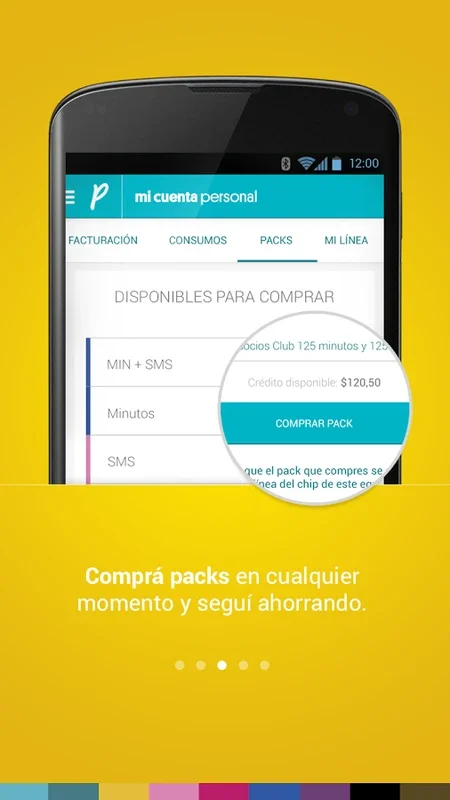 Mi Cuenta Personal for Android - Manage Personal Accounts