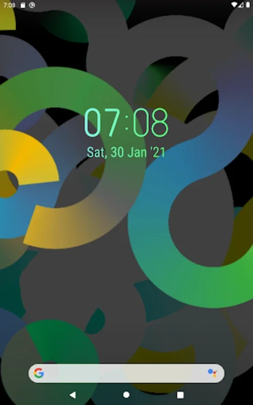 Simple Gradient Clock Widget for Android: Personalize Your Home Screen