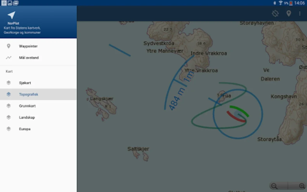 NorPlot sjøkart / kartplotter for Android: Detailed Marine Charts