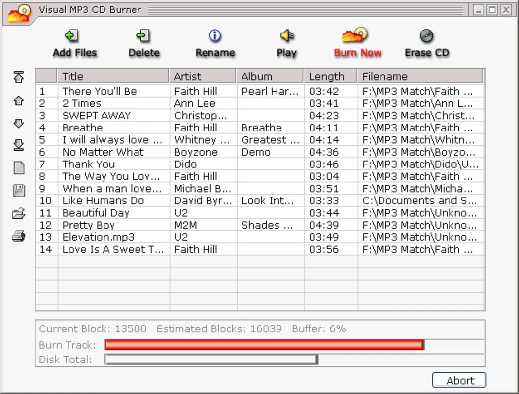 Visual MP3 CD Burner for Windows - Effortless CD Burning