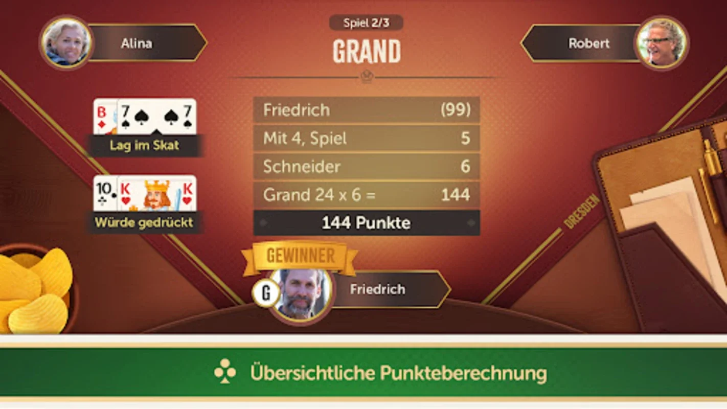 Skat Treff for Android - Play the German Card Game Online