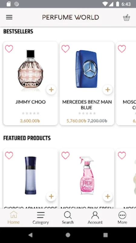 Perfume World for Android - Authentic Luxury Fragrances