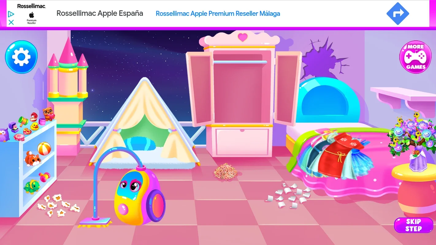 Candy House Cleaning for Android - Fun and Educational