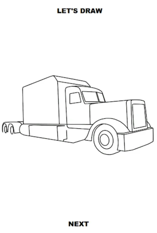 Draw Semi Trucks for Android - Create Detailed Truck Drawings Offline